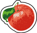 Sticker Apfel