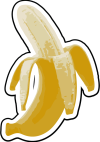 sticker banane
